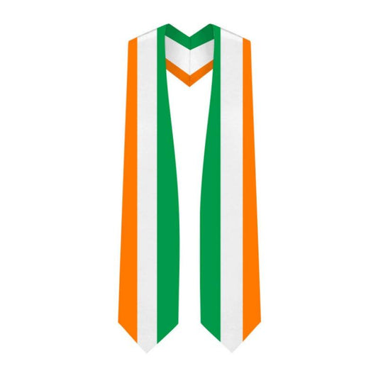 Ireland Graduation Stole - Irish Flag Sash - Graduation Cap&Gown