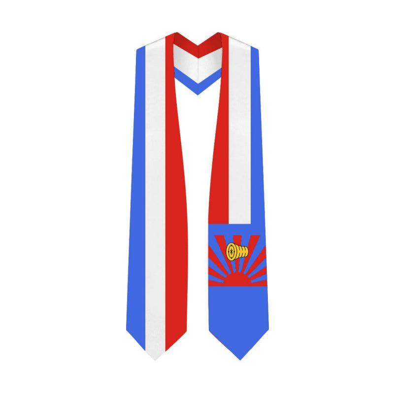 Karen Nation Graduation Stole - Karen Nation Flag Sash - Graduation Cap&Gown