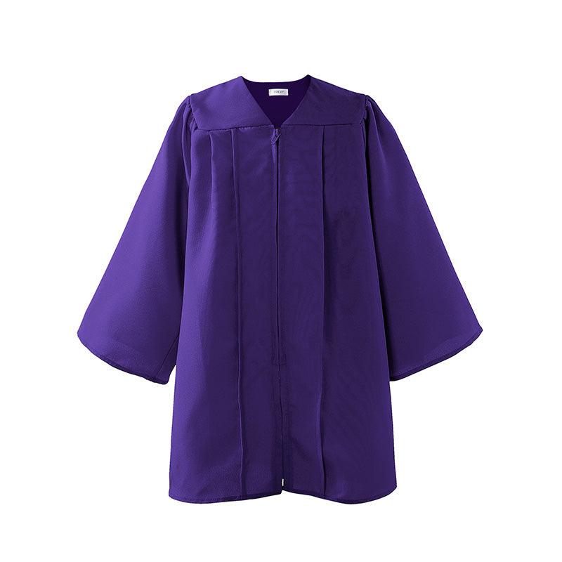 12 Matte Kindergarten/Preschool Gown - Graduation Cap&Gown
