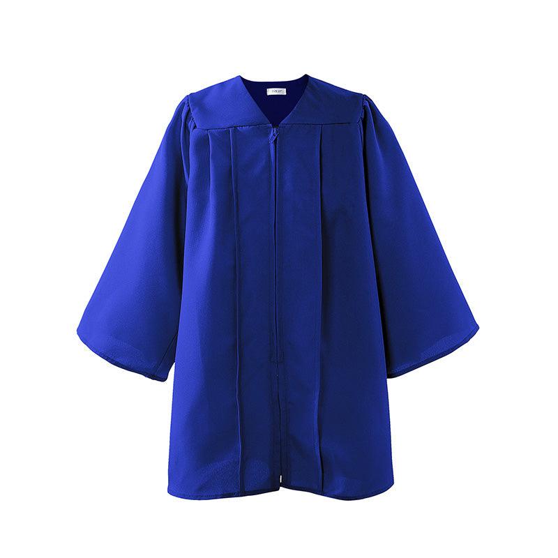 12 Matte Kindergarten/Preschool Gown - Graduation Cap&Gown