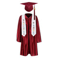 12 Colors shiny Kindergarten/Preschool Graduation Set – Gown, Cap, Stole, Tassel - Graduation Cap&Gown