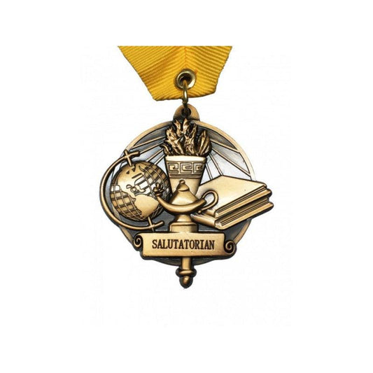 Salutatorian Medal - Graduation Cap&Gown