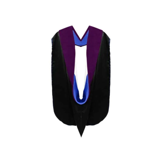 Doctor of Law Hood - Royal Blue & White - Graduation Cap&Gown