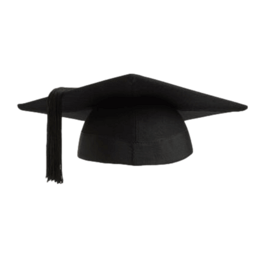 British High-End Bachelor and Master Hats – Premium Academic Headwear-Graduation Cap - Graduation Cap&Gown