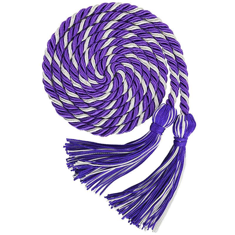15 Two-Tone Honor Cords for Graduation Recognition - Graduation Cap&Gown