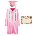 2025 Children's Graduation Gown and Cap Uniform Set with Shawl & Award - Graduation Cap&Gown