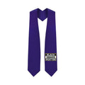 Purple BLACK GRADS MATTER Graduation Stole - Graduation Cap&Gown