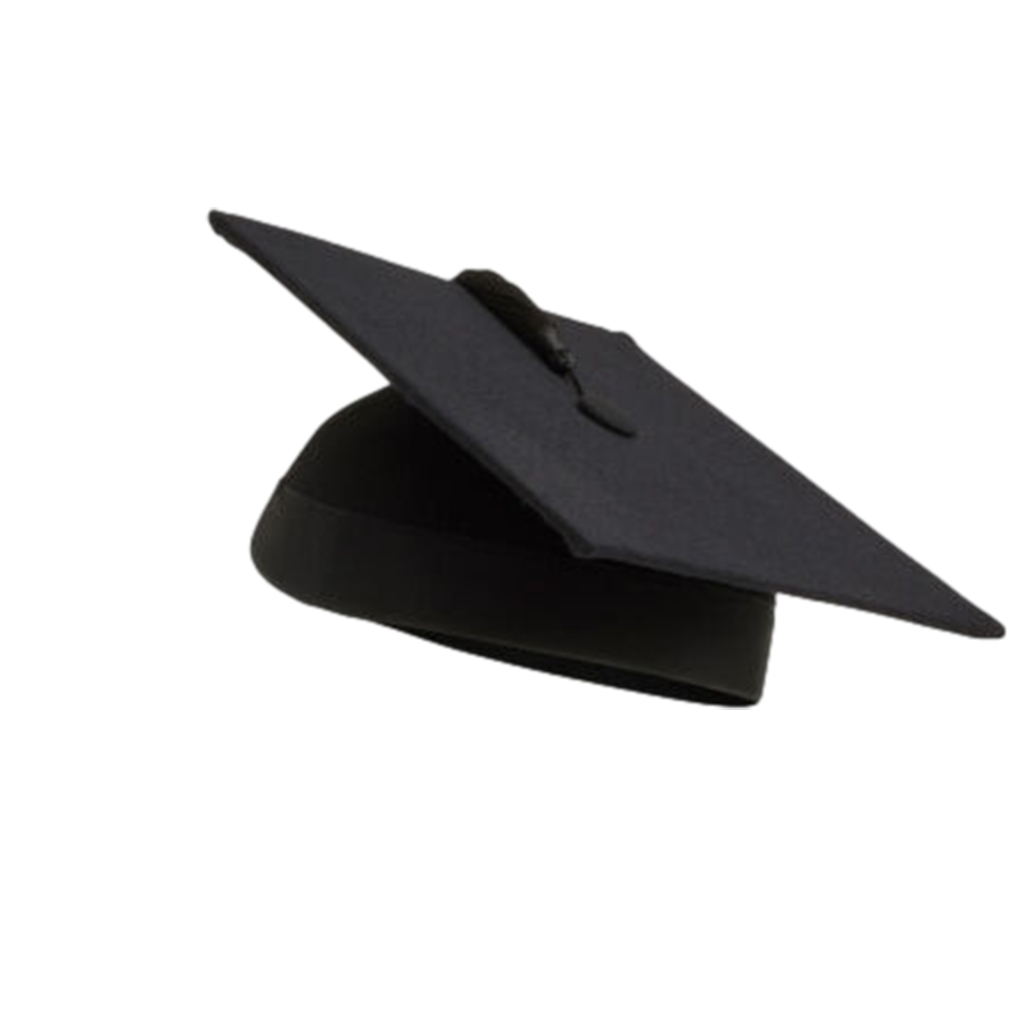British High-End Bachelor and Master Hats – Premium Academic Headwear-Graduation Cap - Graduation Cap&Gown