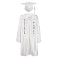 12 Colors shiny Kindergarten/Preschool Graduation Set – Gown, Cap, Stole, Tassel - Graduation Cap&Gown
