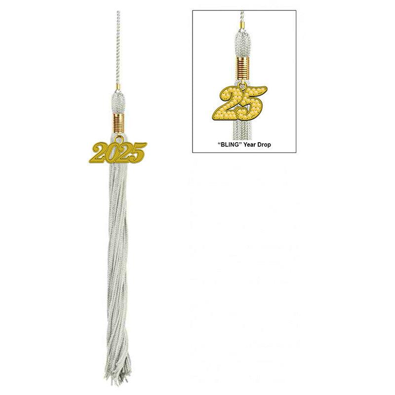 17-Color Graduation Tassel Collection with Year Charm - High Quality - Graduation Cap&Gown