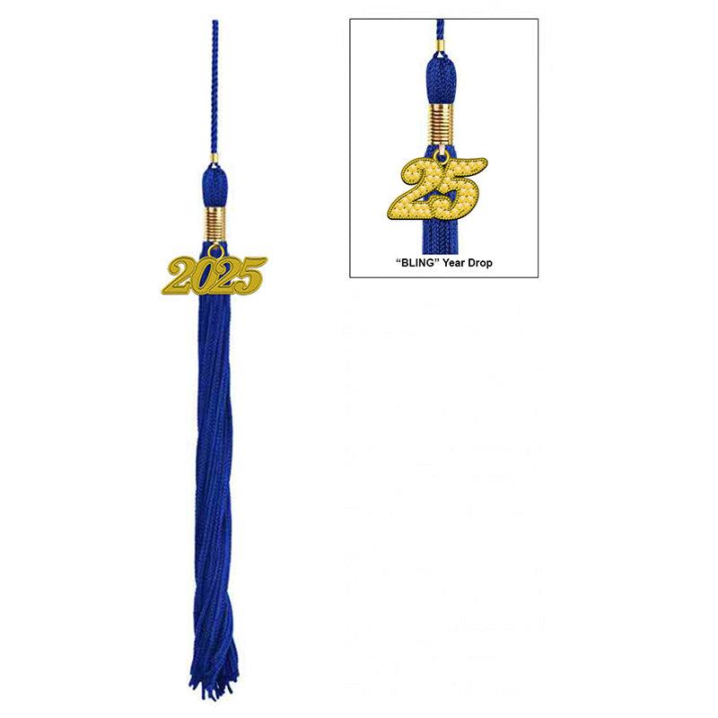 17-Color Graduation Tassel Collection with Year Charm - High Quality - Graduation Cap&Gown