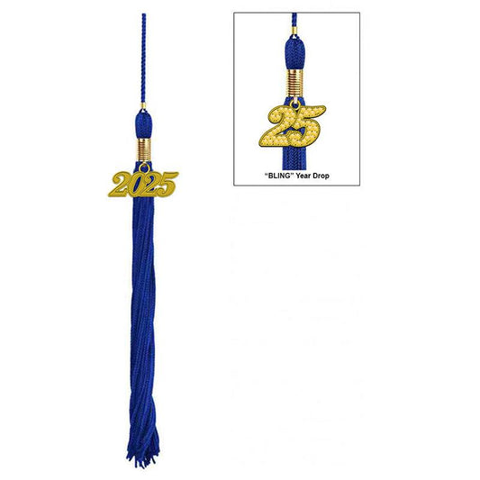 17-Color Graduation Tassel Collection with Year Charm - High Quality - Graduation Cap&Gown