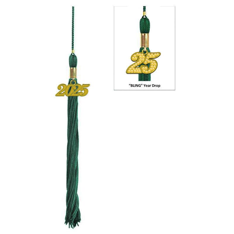 17-Color Graduation Tassel Collection with Year Charm - High Quality - Graduation Cap&Gown