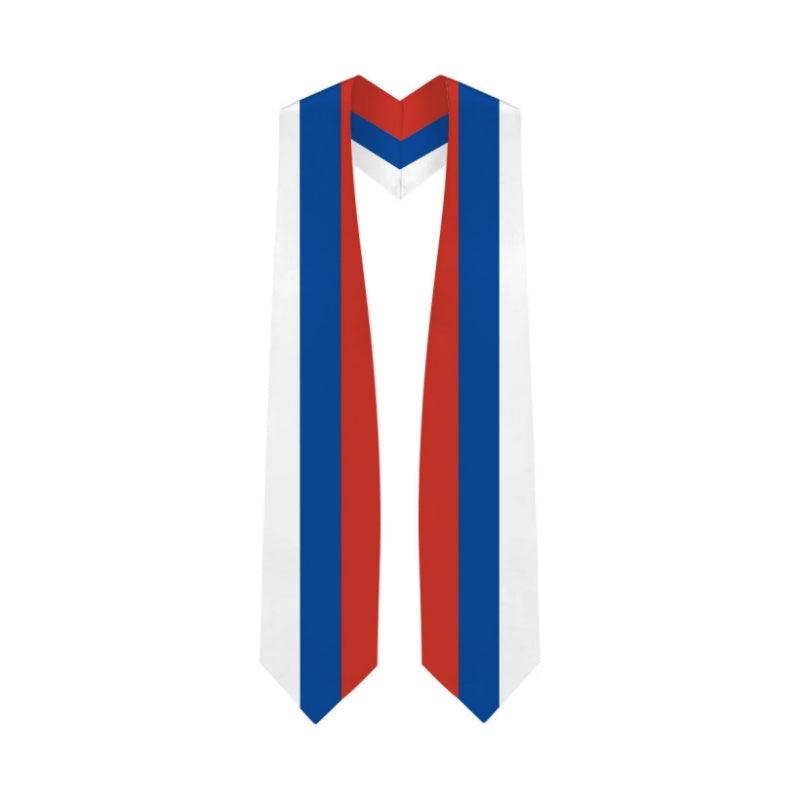 Russia Graduation Stole - Russian Flag Sash - Graduation Cap&Gown