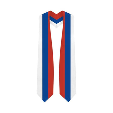 Russia Graduation Stole - Russian Flag Sash - Graduation Cap&Gown