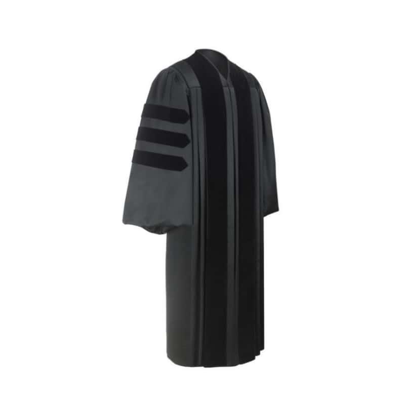 Classic Doctoral Graduation Gown - Graduation Cap&Gown
