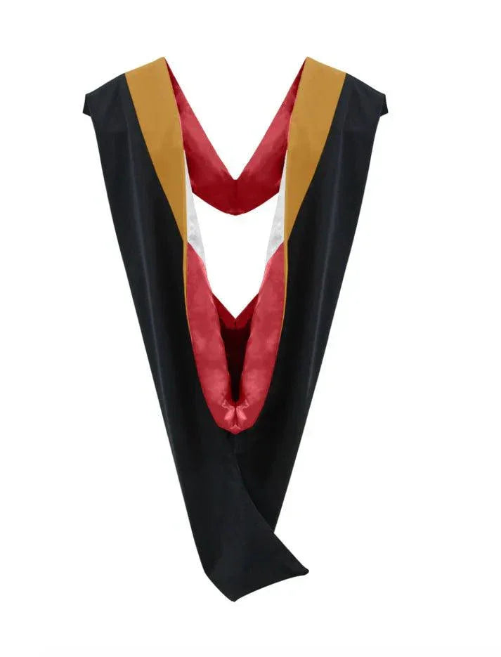 26 Deluxe Bachelors/Masters Graduation Hood – Velvet & Satin Finish - Graduation Cap&Gown