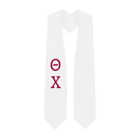 Theta Chi Greek Lettered Stole - Graduation Cap&Gown