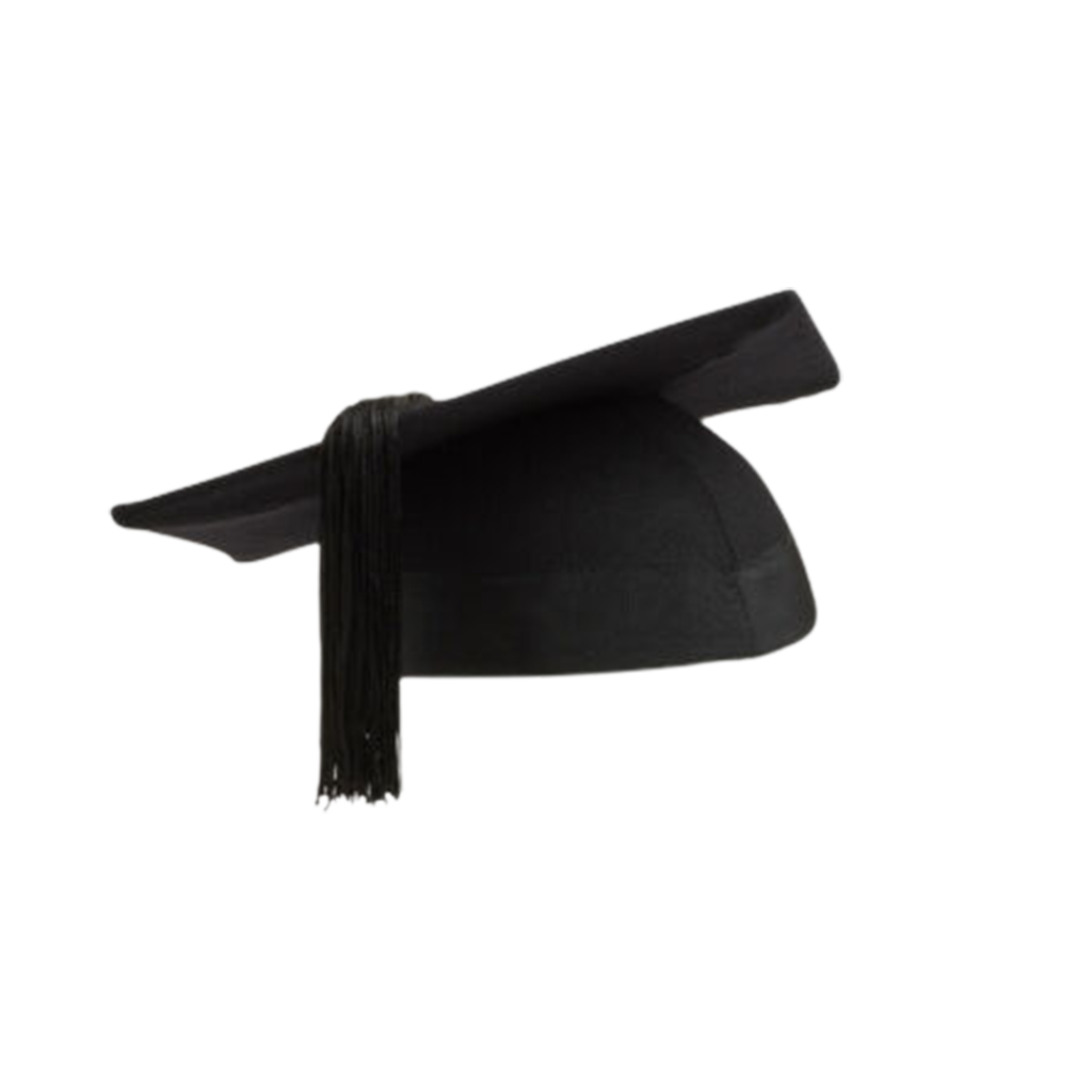 British High-End Bachelor and Master Hats – Premium Academic Headwear-Graduation Cap - Graduation Cap&Gown
