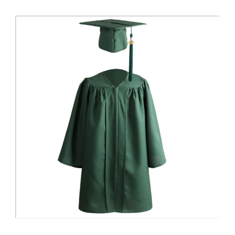 12 Colors Matte Kindergarten/Preschool Graduation Cap and Gown - Graduation Cap&Gown