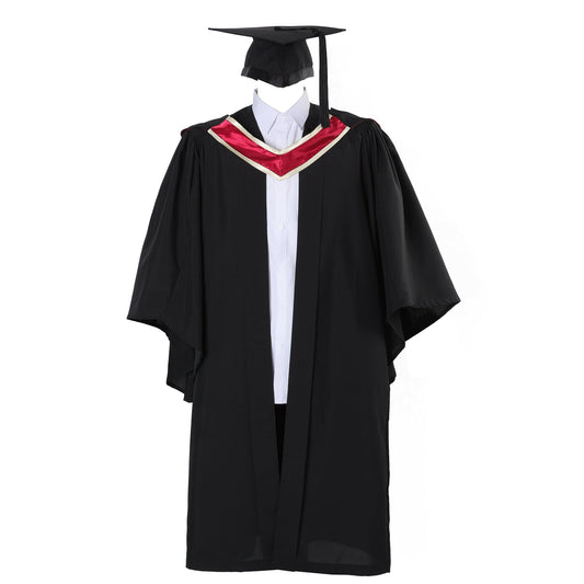 Deluxe UK Bachelor's Degree Graduation Uniform Gown - Graduation Cap&Gown