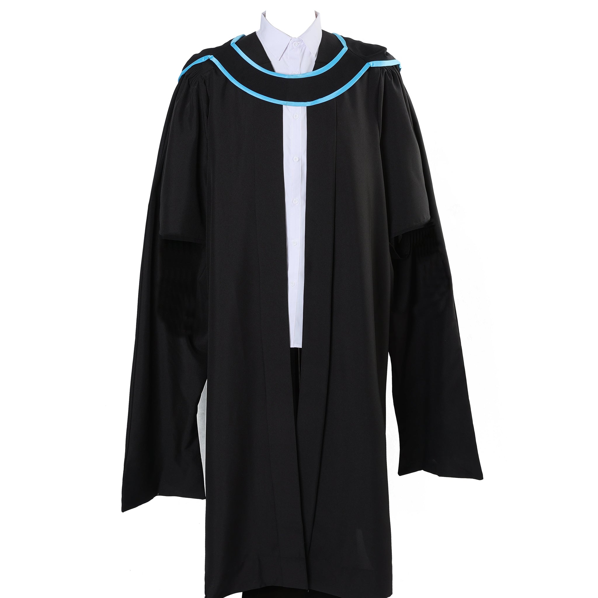 British Deluxe Master's Clothing Set – Graduation Gown, Headgear & Hat - Graduation Cap&Gown
