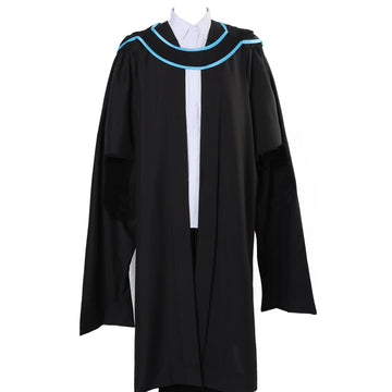 British Deluxe Master's Clothing Set – Graduation Gown, Headgear & Hat - Graduation Cap&Gown