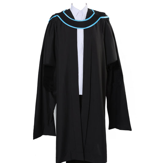 British Deluxe Master's Clothing Set – Graduation Gown, Headgear & Hat - Graduation Cap&Gown