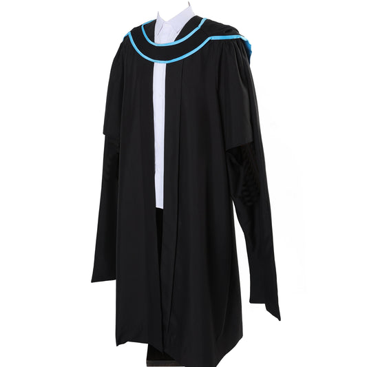 British Deluxe Master's Clothing Set – Graduation Gown, Headgear & Hat - Graduation Cap&Gown