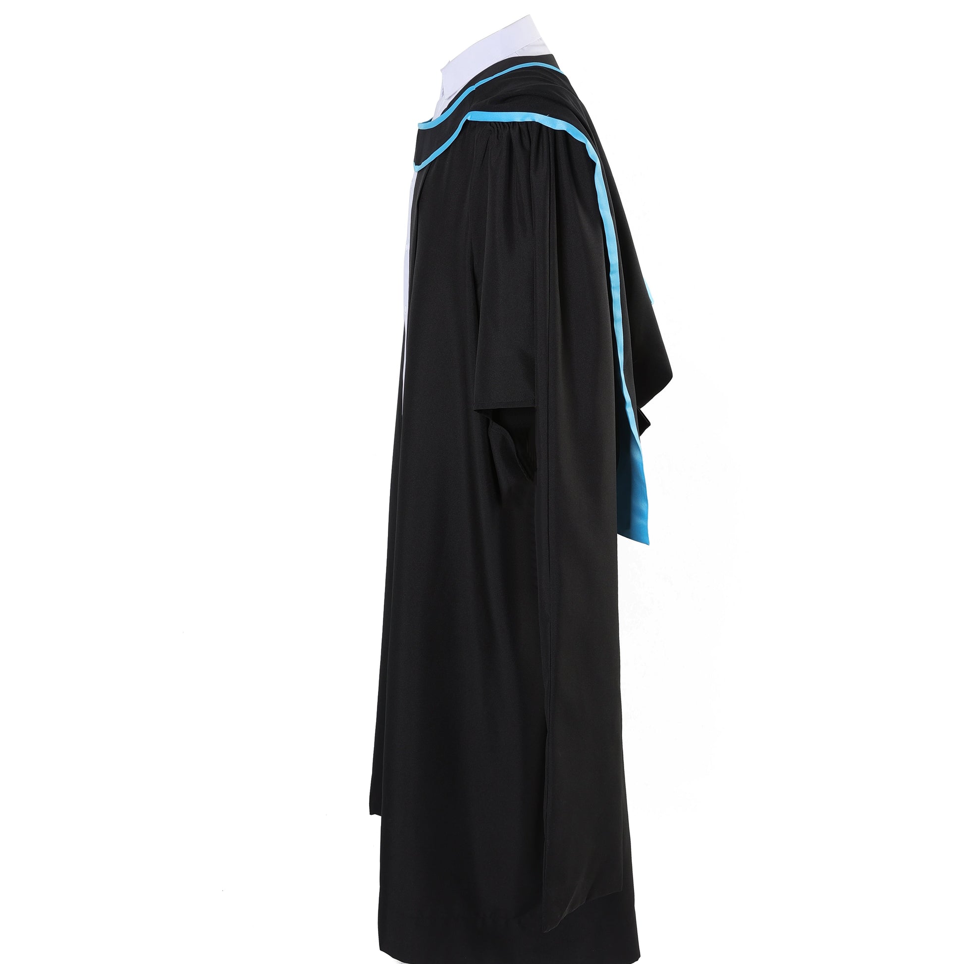 British Deluxe Master's Clothing Set – Graduation Gown, Headgear & Hat - Graduation Cap&Gown