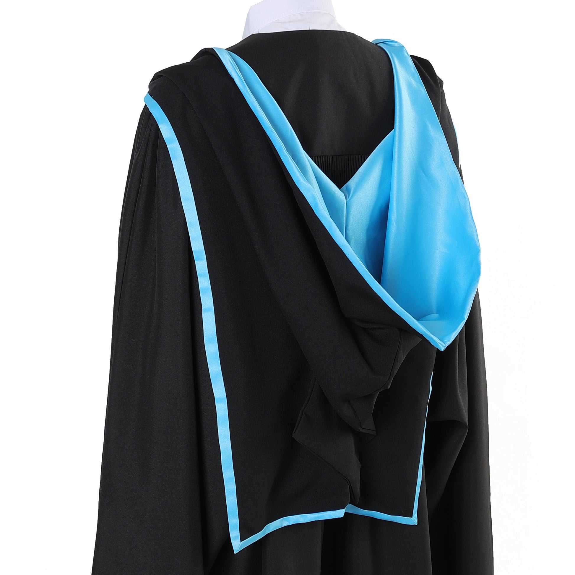 British Deluxe Master's Clothing Set – Graduation Gown, Headgear & Hat - Graduation Cap&Gown