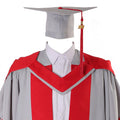 Deluxe UK Doctorate Graduation Gown Set - Graduation Cap&Gown