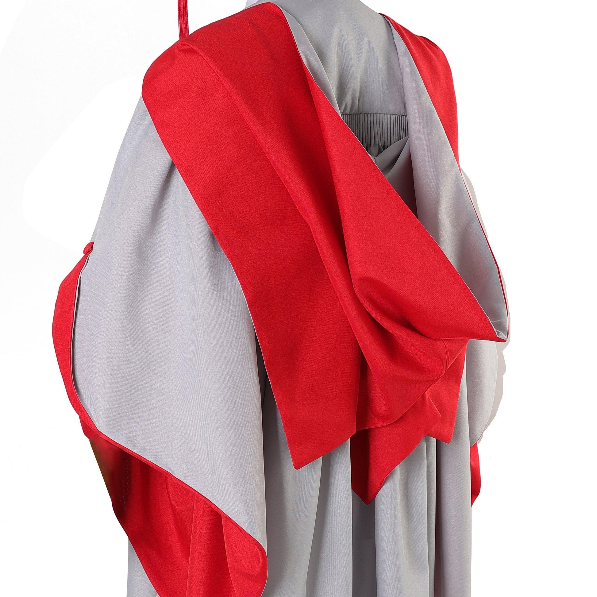 Deluxe UK Doctorate Graduation Gown Set - Graduation Cap&Gown