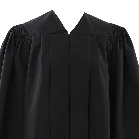 Deluxe Black Bachelors Graduation Gown - Graduation Cap&Gown