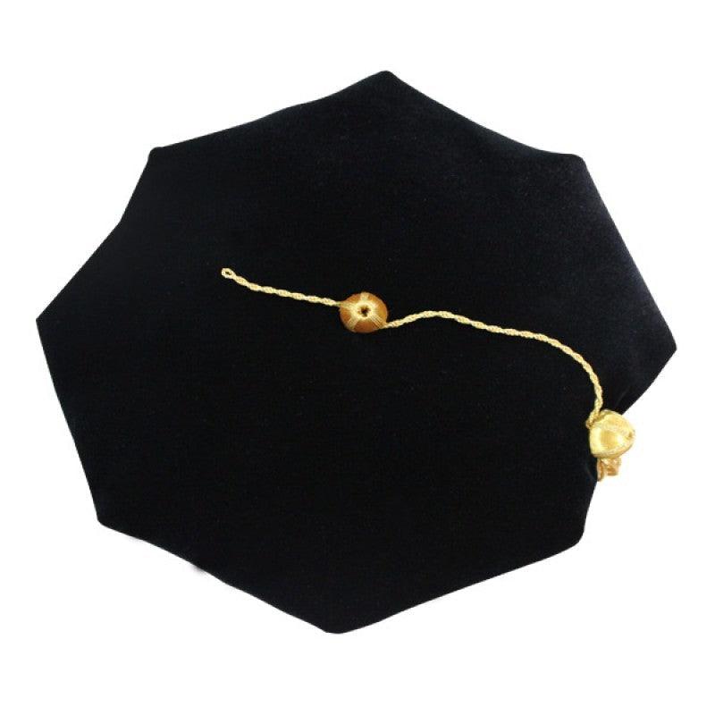 Deluxe Doctorate 8 Sided Tam - Graduation Cap&Gown