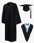 Economy Bachelor Graduation Cap Gown Hood Package - Graduation Cap&Gown