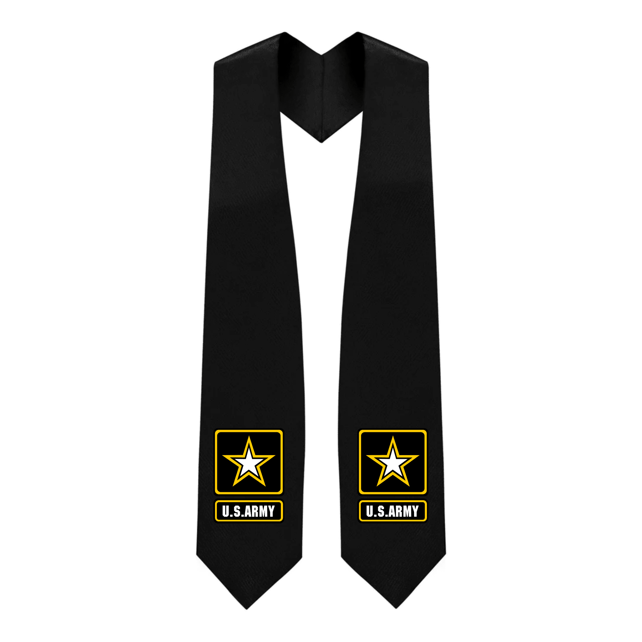 Black U.S. Army Stole - Graduation Cap&Gown