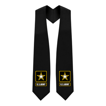 Black U.S. Army Stole - Graduation Cap&Gown