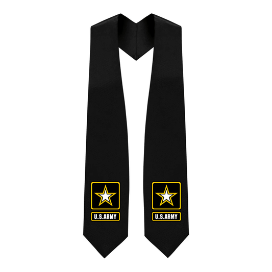 Black U.S. Army Stole - Graduation Cap&Gown