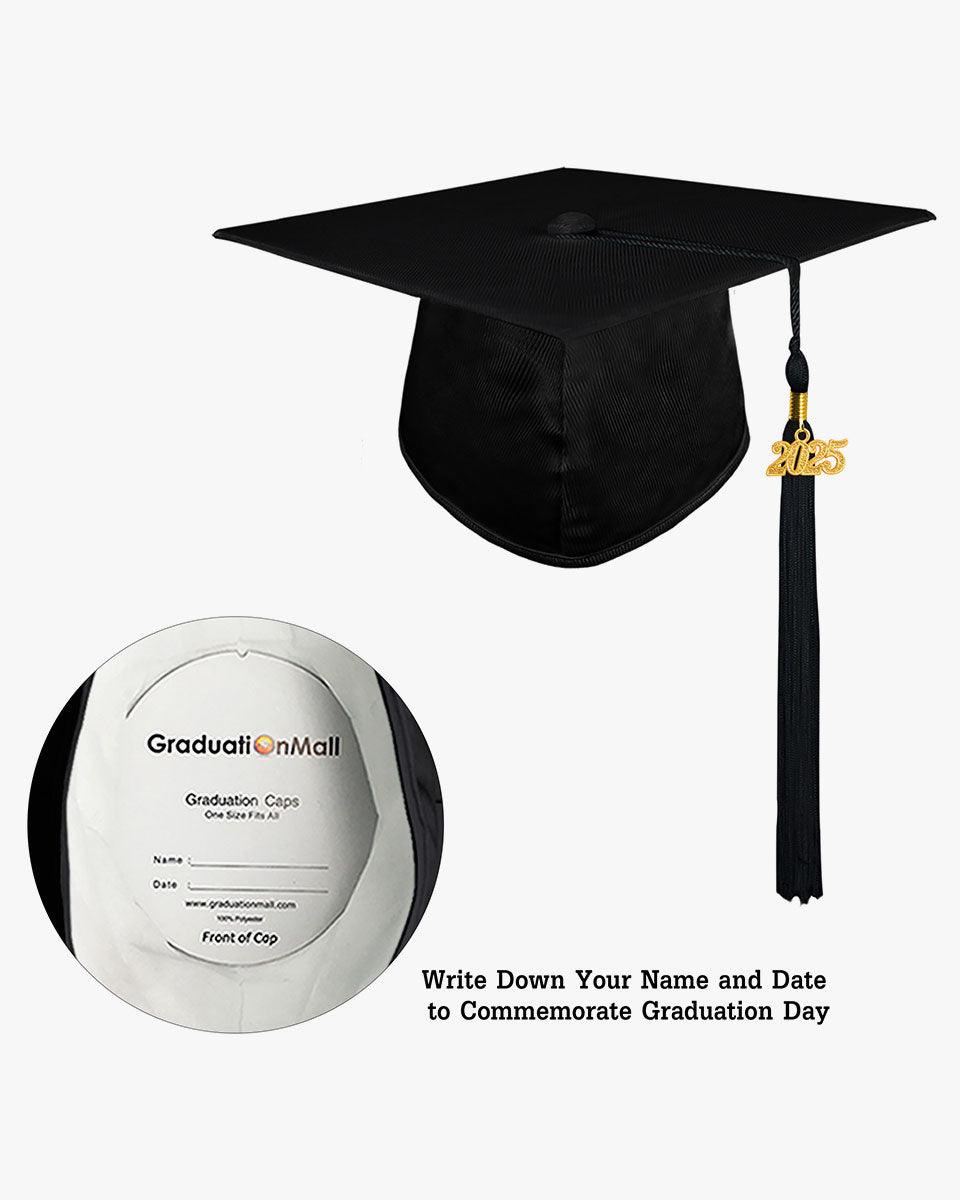 Shiny Kindergarten Graduation Cap with Tassel-12 Colors Available - Graduation Cap&Gown