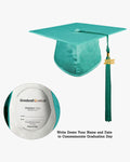 Shiny Kindergarten Graduation Cap with Tassel-12 Colors Available - Graduation Cap&Gown
