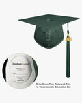 Shiny Kindergarten Graduation Cap with Tassel-12 Colors Available - Graduation Cap&Gown