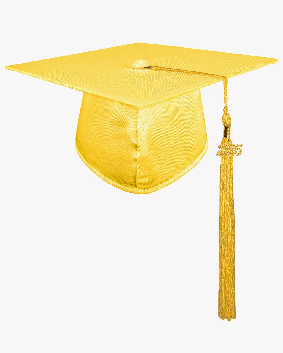 Shiny Kindergarten Graduation Cap with Tassel-12 Colors Available - Graduation Cap&Gown
