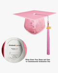Shiny Kindergarten Graduation Cap with Tassel-12 Colors Available - Graduation Cap&Gown