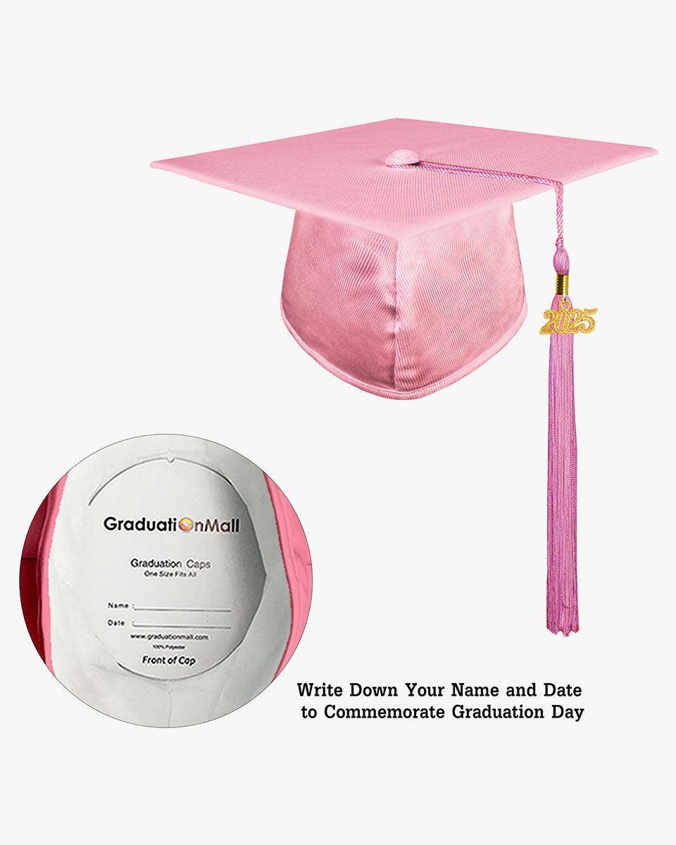 Shiny Kindergarten Graduation Cap with Tassel-12 Colors Available - Graduation Cap&Gown