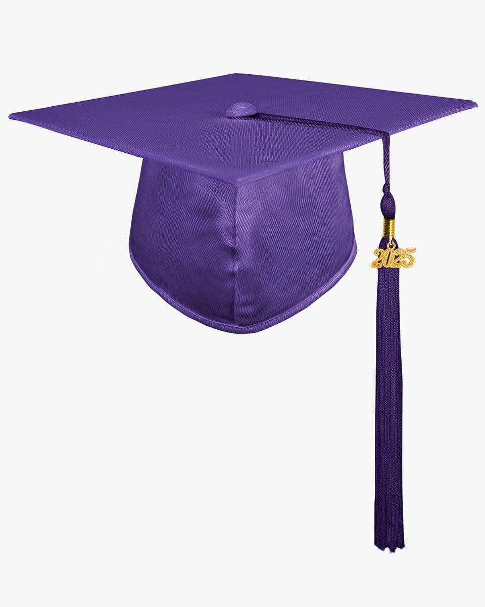 Shiny Kindergarten Graduation Cap with Tassel-12 Colors Available - Graduation Cap&Gown