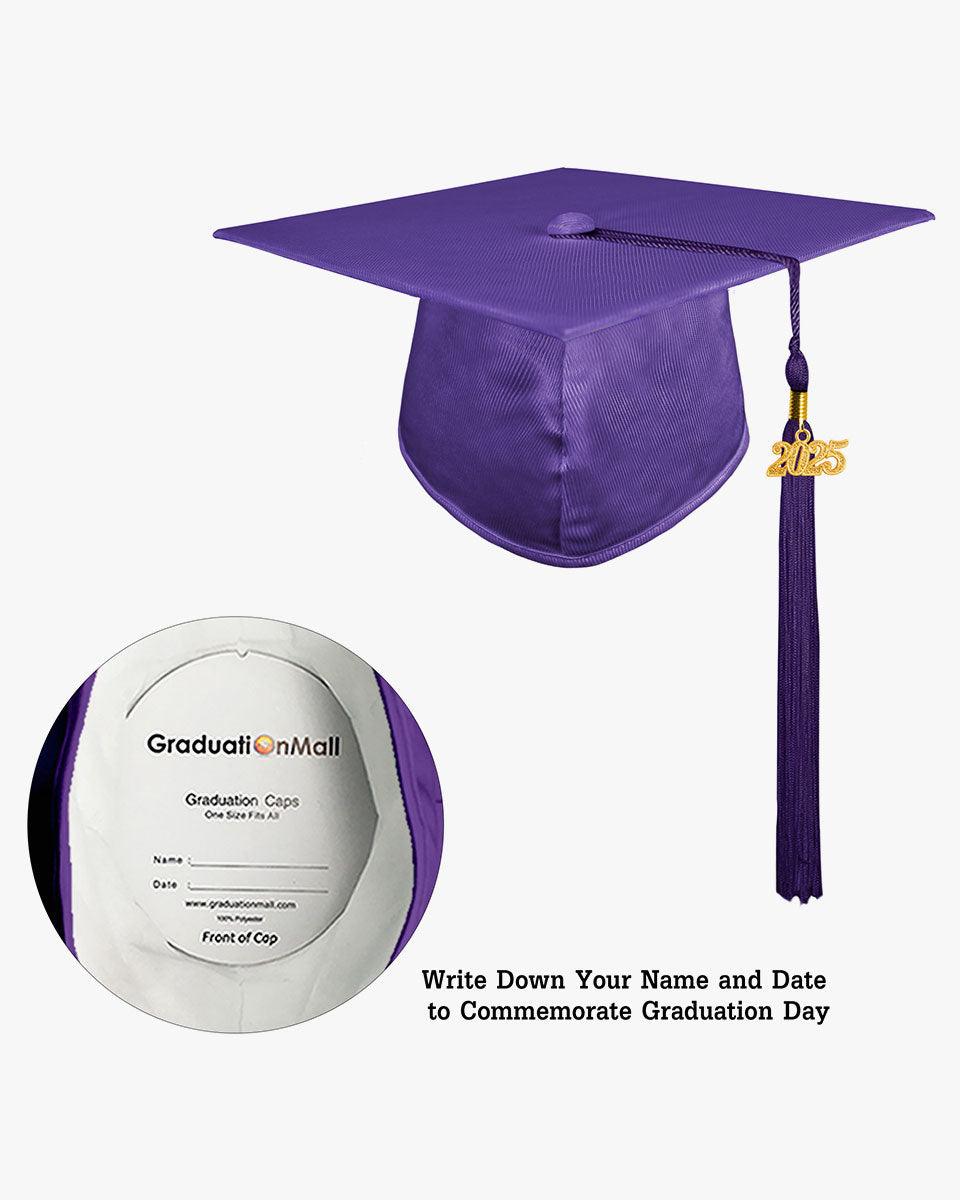 Shiny Kindergarten Graduation Cap with Tassel-12 Colors Available - Graduation Cap&Gown
