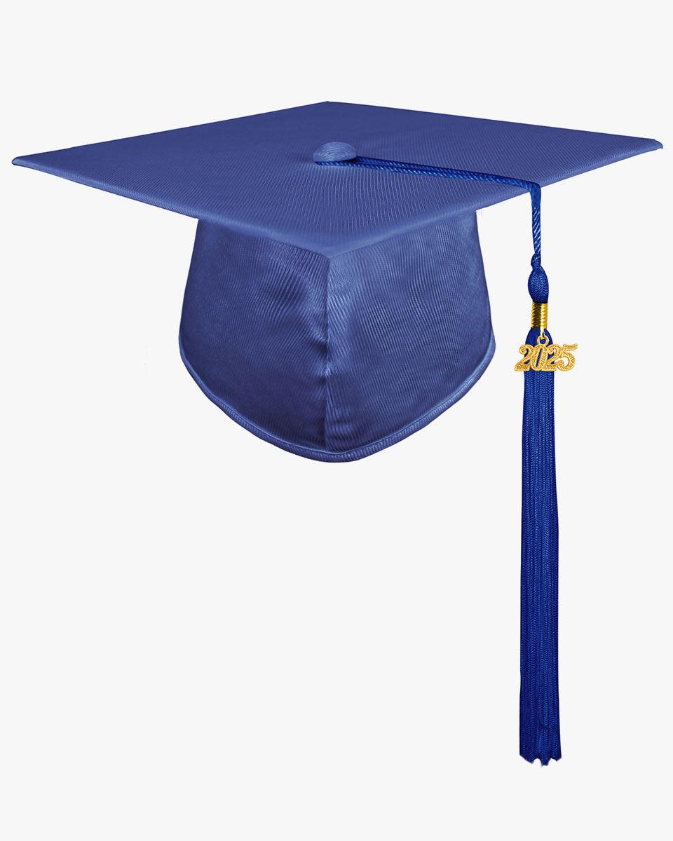 Shiny Kindergarten Graduation Cap with Tassel-12 Colors Available - Graduation Cap&Gown
