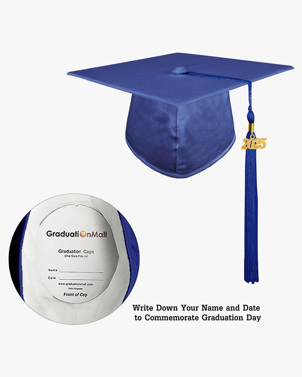 Shiny Kindergarten Graduation Cap with Tassel-12 Colors Available - Graduation Cap&Gown