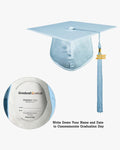 Shiny Kindergarten Graduation Cap with Tassel-12 Colors Available - Graduation Cap&Gown